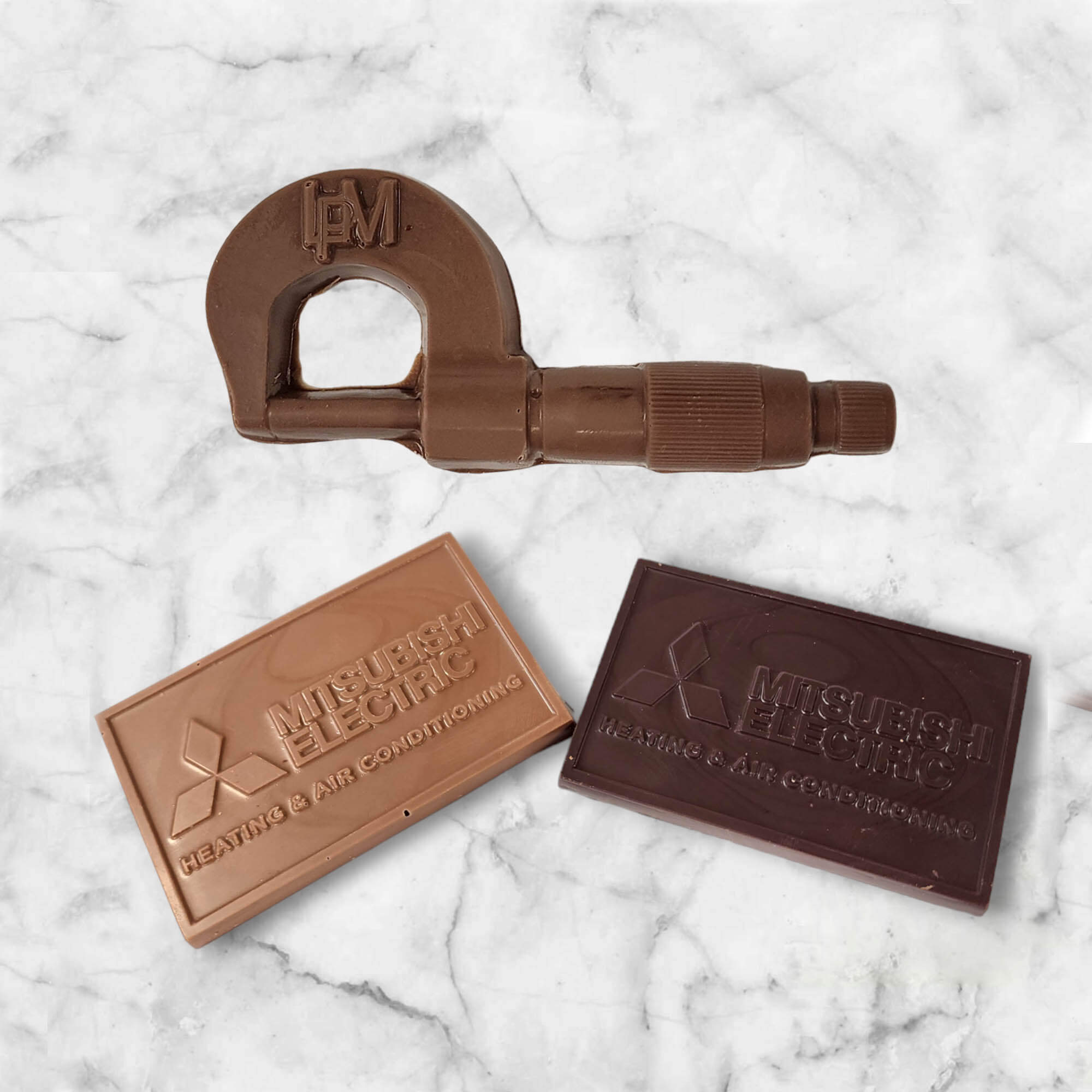 Custom Chocolate Logo Mold chocolate micrometer